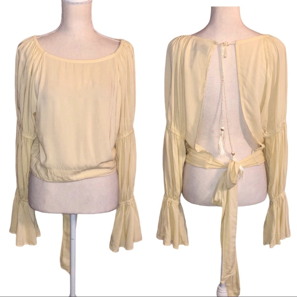 One teaspoon Santorini Open back top